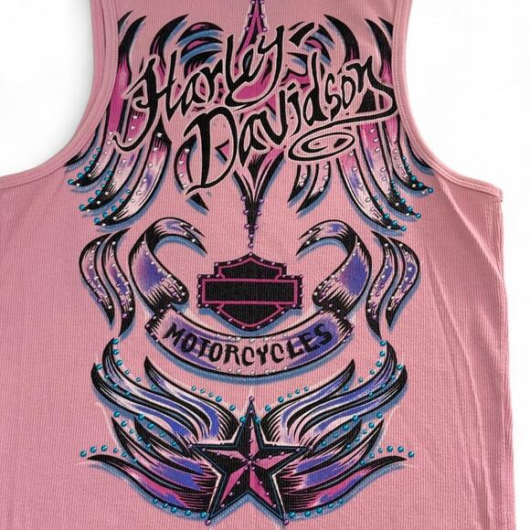Harley Davidson Tops - Harley Davidson Women's Tank Top Size Large Pink